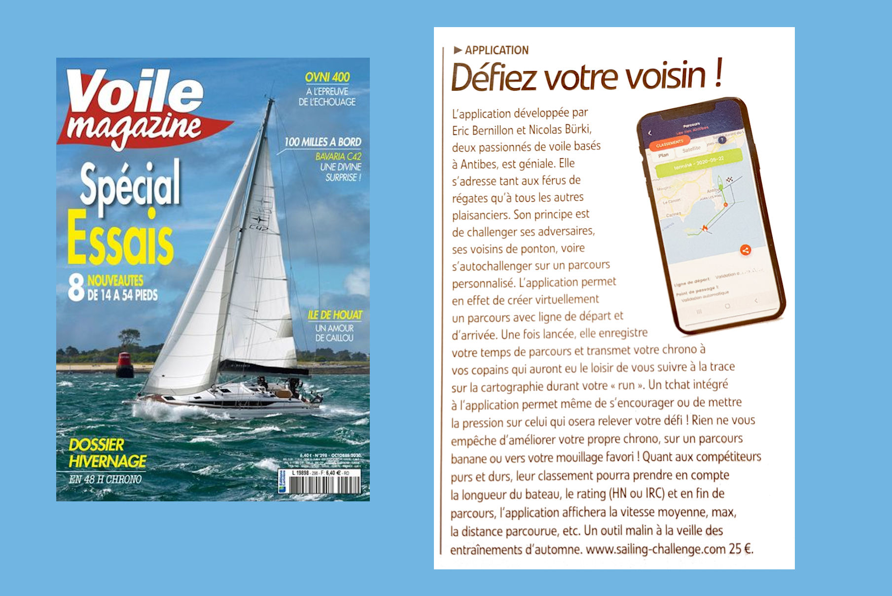 Voile Mag Octobre 2020 - Featuring Sailing Challenge